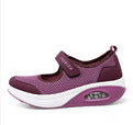 Outdoor large-size mesh shoes rocking shoes women's shoes air cushion mesh shoes sneakers foot covers - Korvel