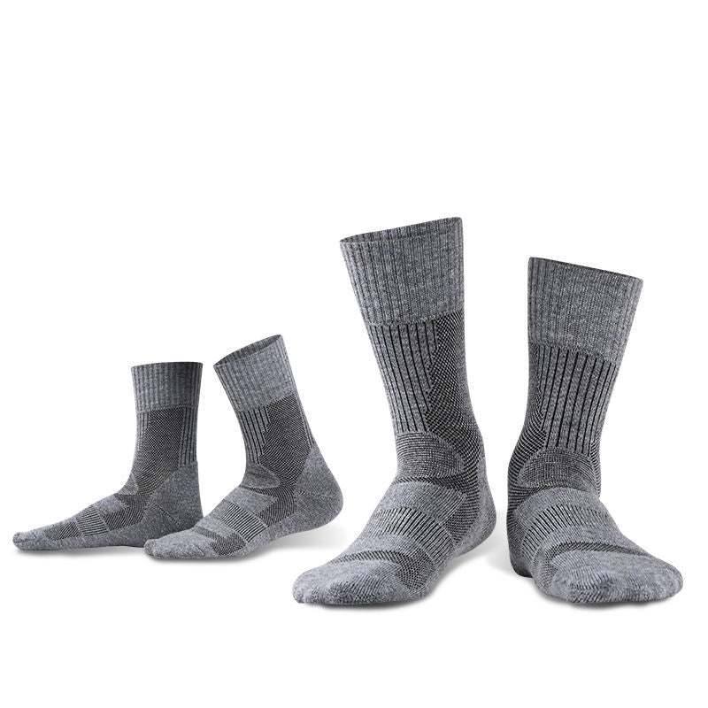 Outdoor Merino wool socks looped breathable midsole hiking socks sports socks - Korvel