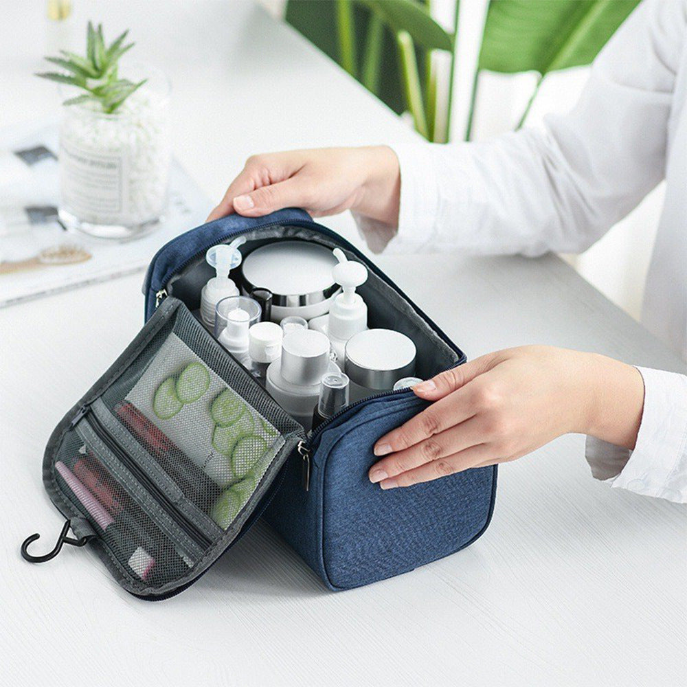 Outdoor Portable Oxford Cloth Travel Rinse Bag Waterproof Large Capacity Storage Makeup Bag - Korvel