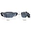 Outdoor Waist Bag Waterproof Waist Bum Bag Running Jogging Belt Pouch Zip Fanny Pack  Mobile Phone Bag Oxford Cloth Chest Bag - Korvel