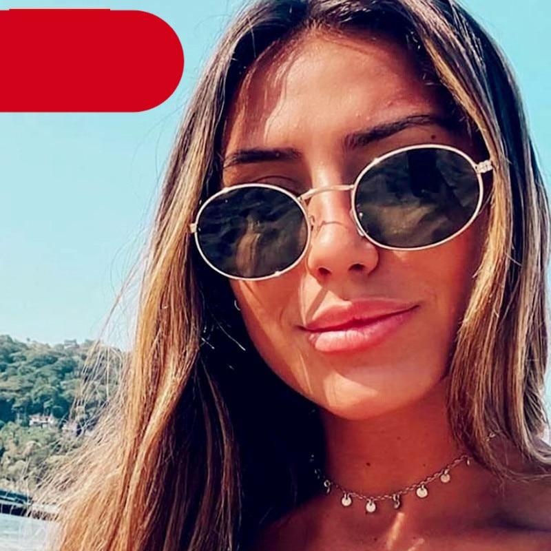 Trendy Oval Sunglasses - Vintage Style for Men & Women - Korvel