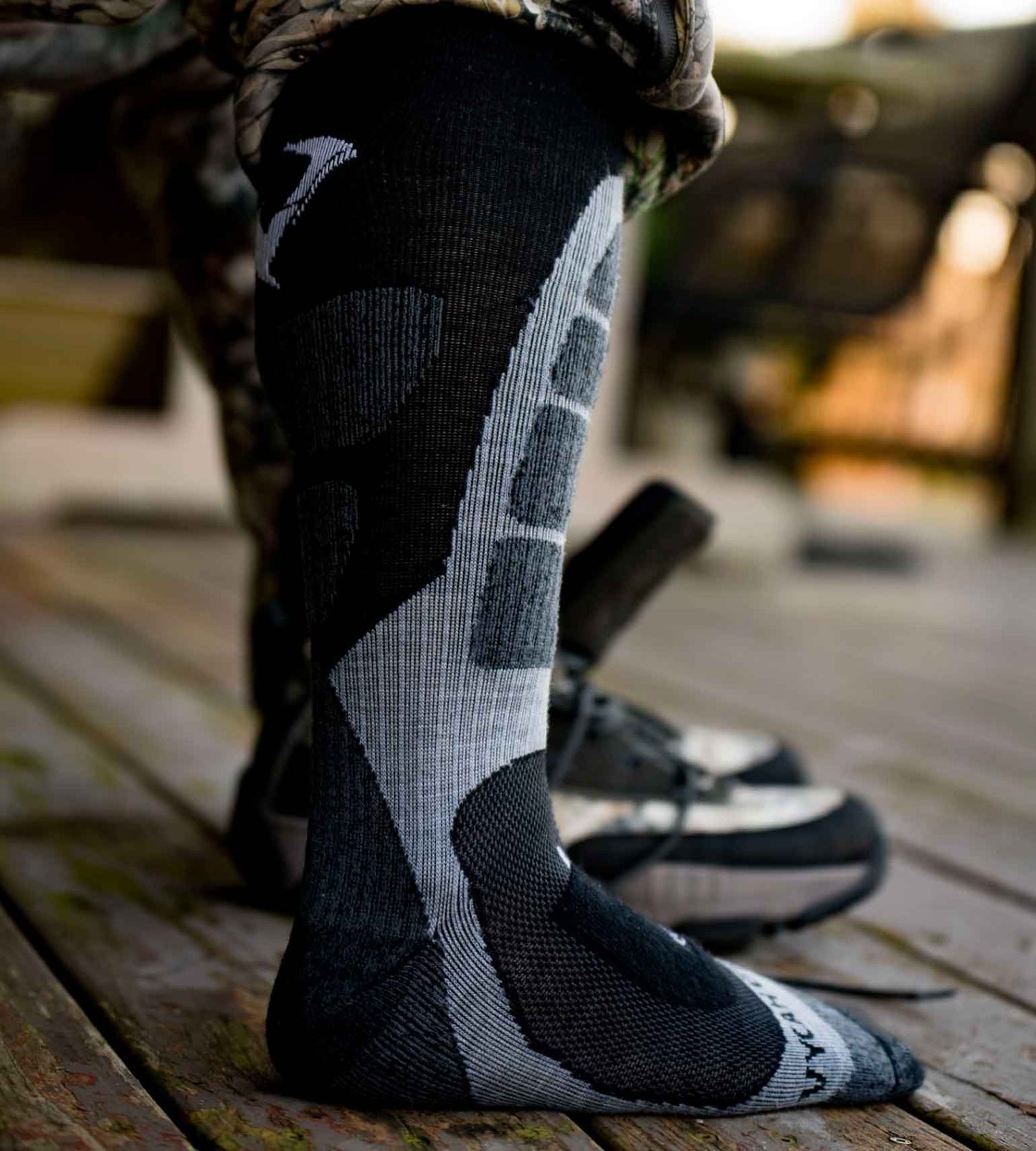 Chaussette Vycah Maxx Merino au-dessus du mollet