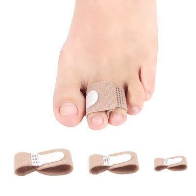 Overlapping Toe Straps For Correction And Fixation Of Claw Shaped Toe Bending In Adults And Children With Finger Joint Straps - Korvel