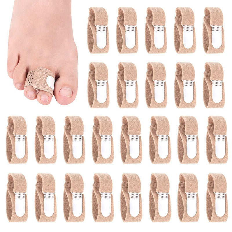 Overlapping Toe Straps For Correction And Fixation Of Claw Shaped Toe Bending In Adults And Children With Finger Joint Straps - Korvel