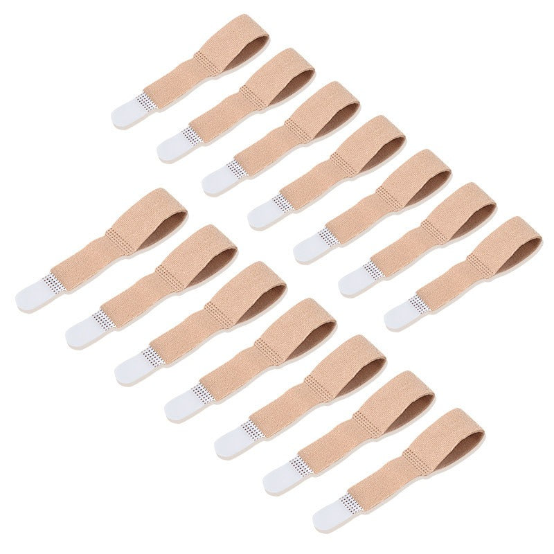 Overlapping Toe Straps For Correction And Fixation Of Claw Shaped Toe Bending In Adults And Children With Finger Joint Straps - Korvel