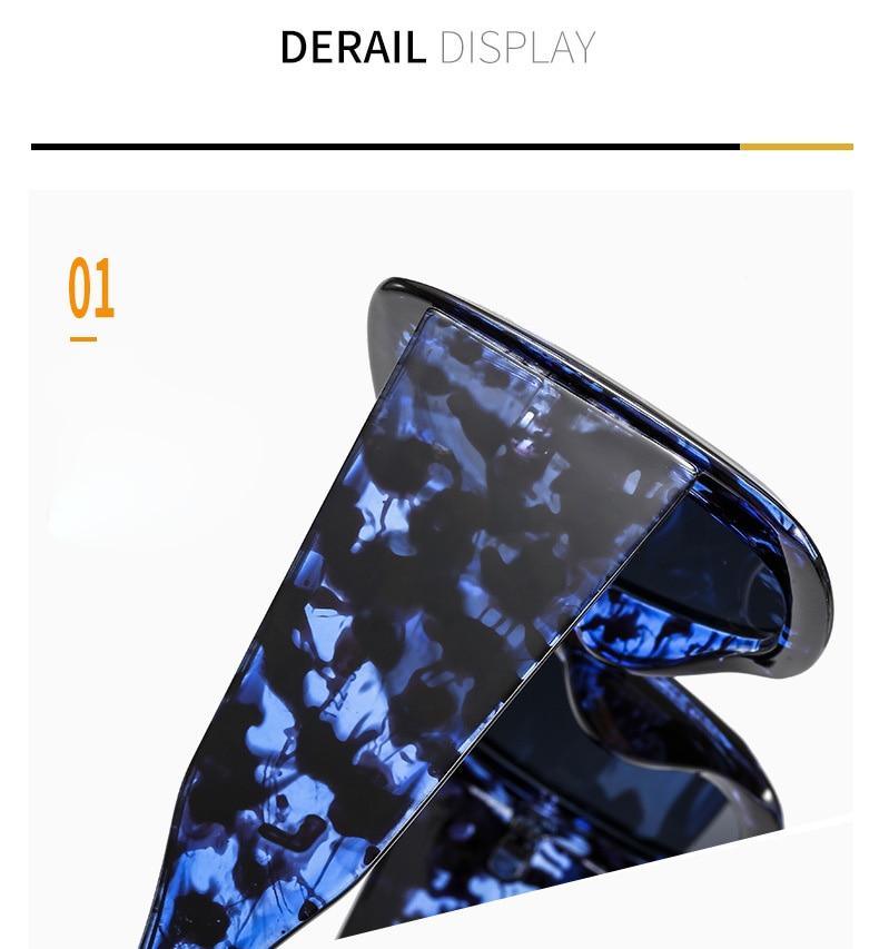 Oversized Leopard Designer Sunglasses for Men & Women