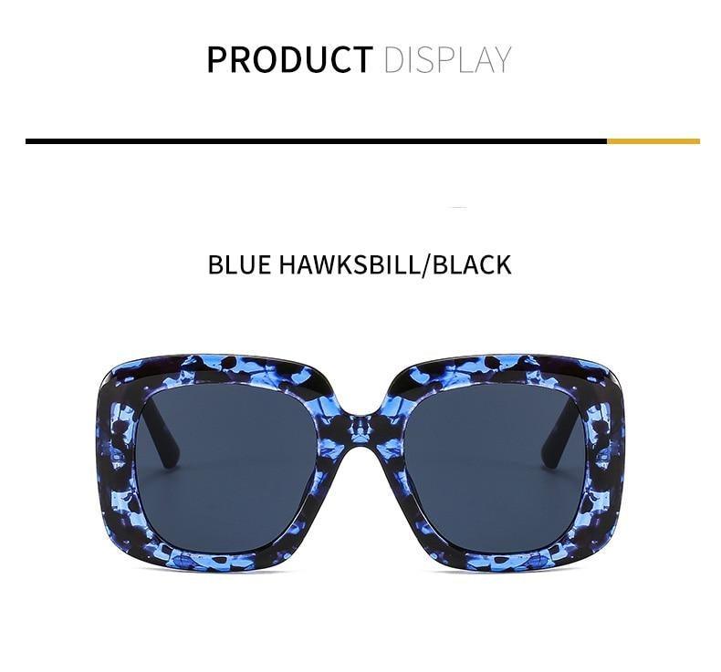 Oversized Leopard Designer Sunglasses for Men & Women