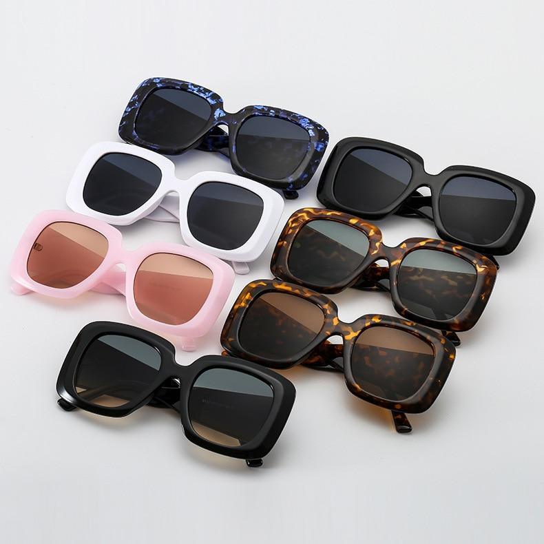 Oversized Leopard Designer Sunglasses for Men & Women