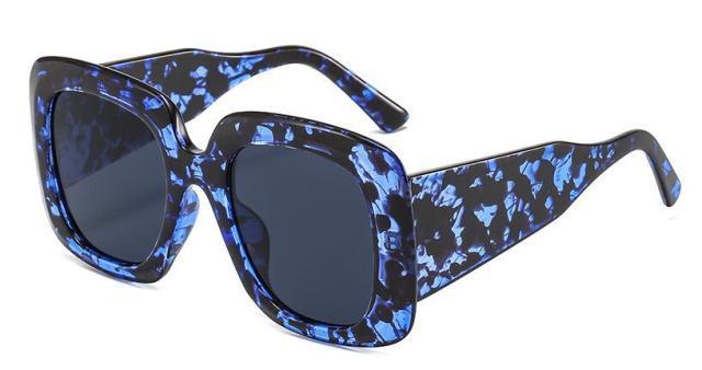 Oversized Leopard Designer Sunglasses for Men & Women