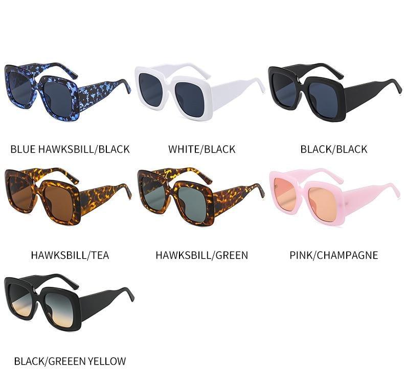 Oversized Leopard Designer Sunglasses for Men & Women