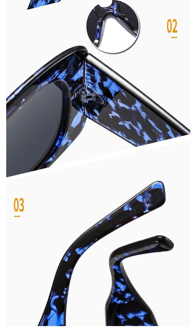Oversized Leopard Designer Sunglasses for Men & Women