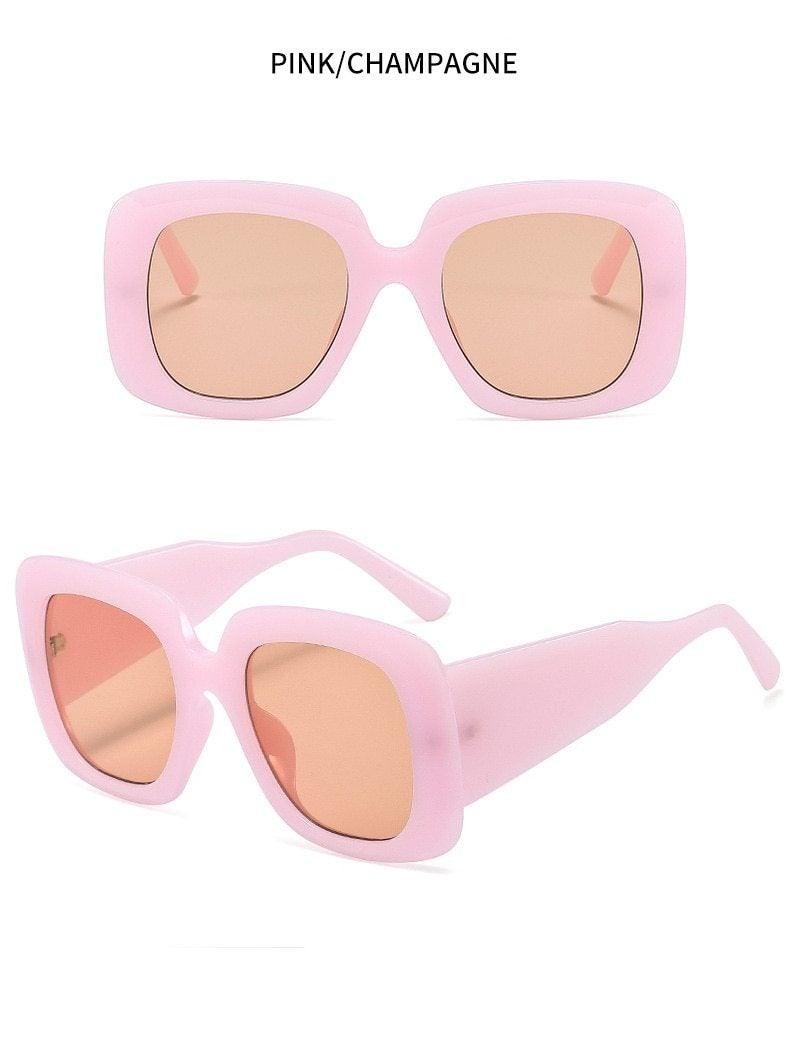 Oversized Leopard Designer Sunglasses for Men & Women