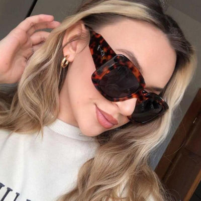 Oversized Leopard Designer Sunglasses for Men & Women