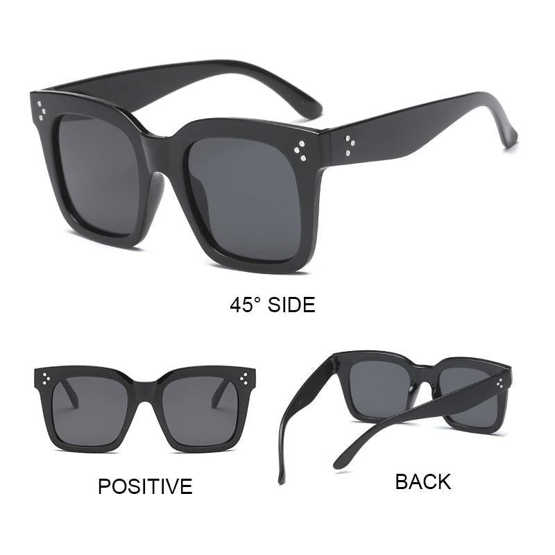 Elegant Oversized Square Sunglasses for Women