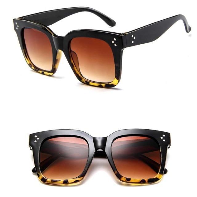 Elegant Oversized Square Sunglasses for Women