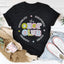 Camiseta sobreestimulada, sobrecafeinada, sobrecansada y sobreansiosa