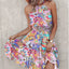 Robe Halter Chic d'Été - Design A-Line Élégant