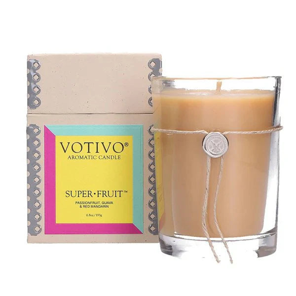 Votivo Super Fruit Candle - Vibrant Home Fragrance