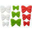 Holiday Bow Assortment - 126 Premium Edible Decorations