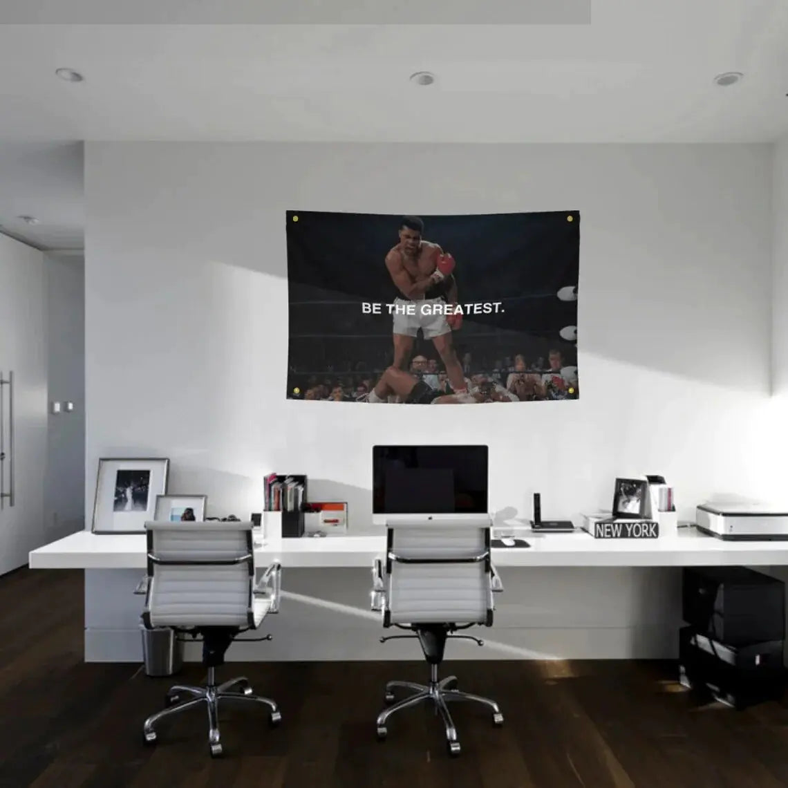 Muhammad Ali Motivational Gym Flag