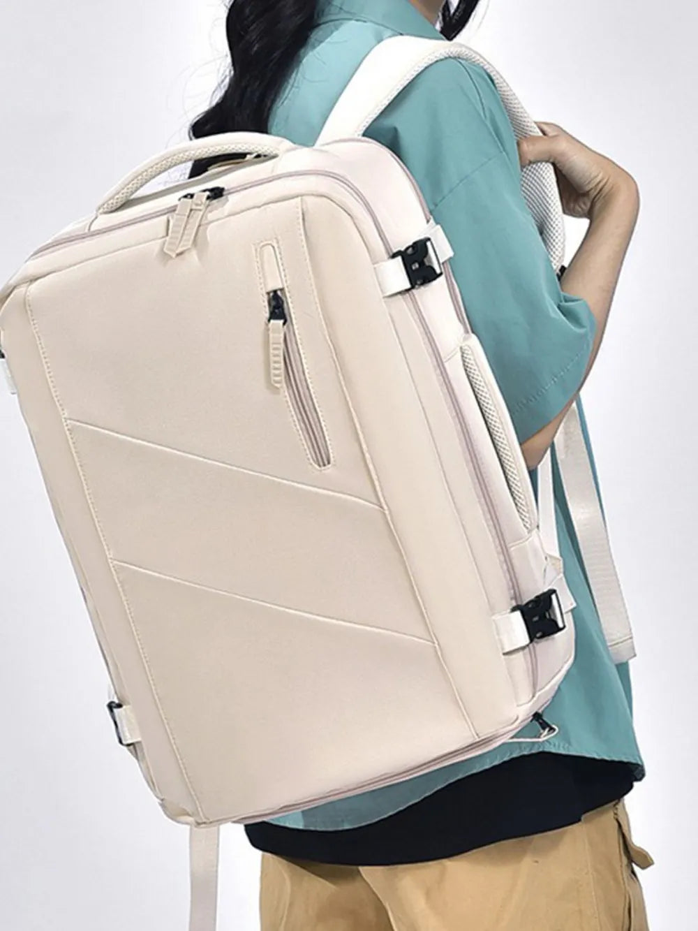 Oxford Cloth Adjustable Straps Backpack Bag - Korvel
