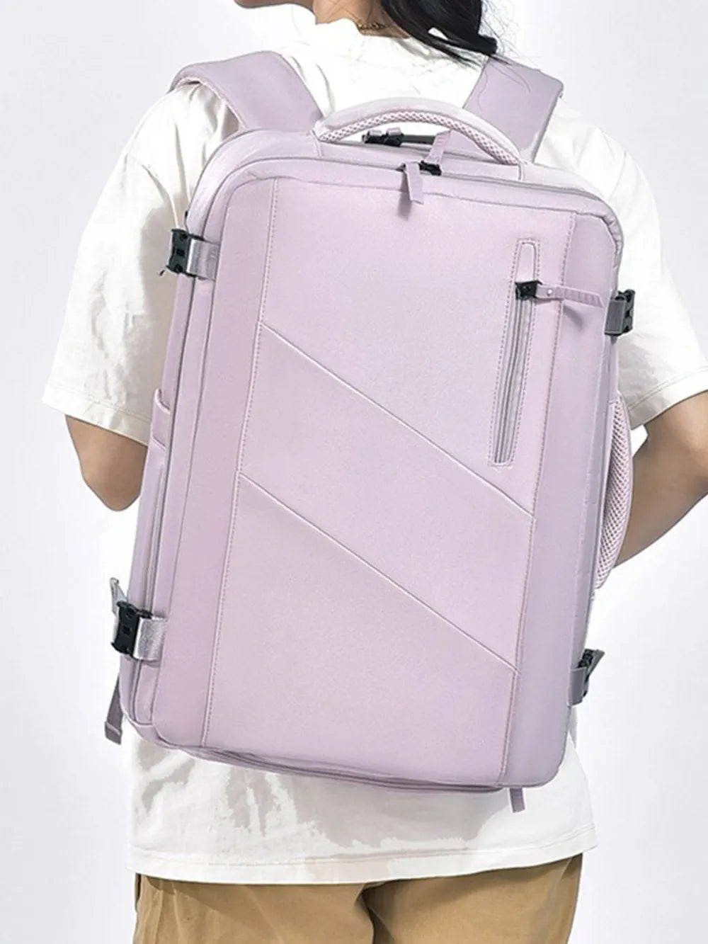 Oxford Cloth Adjustable Straps Backpack Bag - Korvel