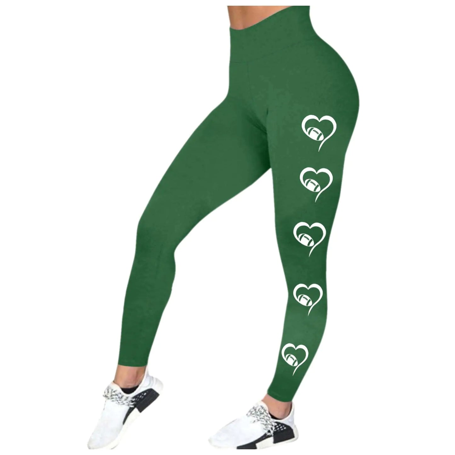 Leggings de football taille haute Mgoohoen pour femmes