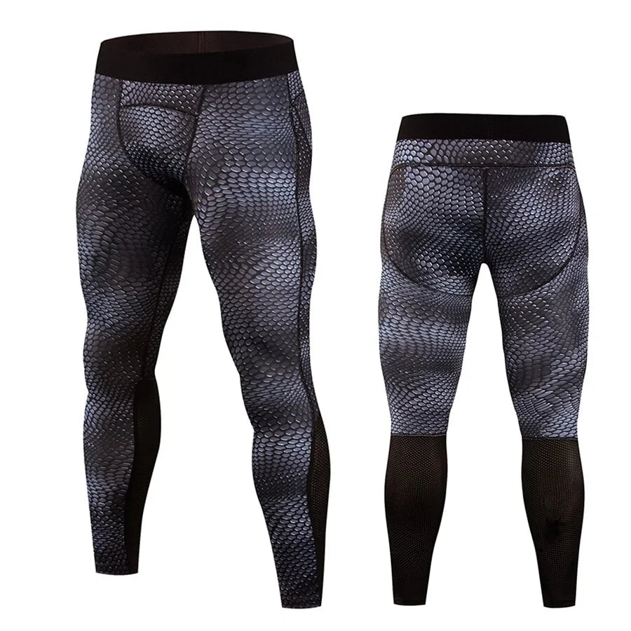 Collants de course compressifs pour hommes pour des performances améliorées