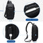 OZUKO Multifunction Crossbody Bag for Men Anti-theft Shoulder Messenger Bags Male Waterproof Short Trip Chest Bag Pack - Korvel