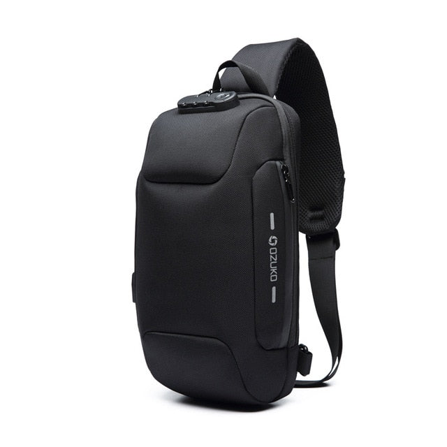 OZUKO Multifunction Crossbody Bag for Men Anti-theft Shoulder Messenger Bags Male Waterproof Short Trip Chest Bag Pack - Korvel