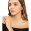 Colgante de Topacio Azul Suizo de 2.32 Quilates y Diamantes en Oro de 14K y Plata Esterlina