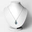 11.05 Carat Genuine Labradorite & Diamond Pendant in 14K Gold