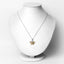 1.32 Carat Genuine Citrine .925 Sterling Silver Butterfly Pendant