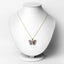 1.75 Carat Genuine Tanzanite & White Zircon Pendant in Sterling Silver