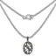 Colgante de Diamante Negro Genuino de 0.28 Quilates en Plata de Ley