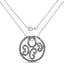 Pendentif en diamant vert véritable de 0,22 carat en argent sterling