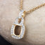 0.25 Carat Genuine White Diamond 14K Yellow Gold Pendant