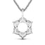 Pendentif semi-monture en or blanc 14K avec diamant blanc de 0,14 carat