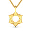 Colgante Semi Montado de Diamante de 0.14 Quilates en Oro Amarillo de 14K