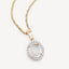 0.22 Carat Diamond 14K Yellow Gold Semi Mount Pendant