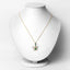 0.72 Carat Genuine Emerald & White Zircon Pendant in Sterling Silver