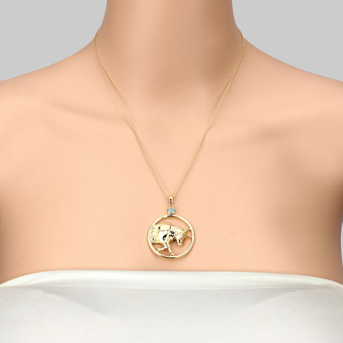 Pendentif en émeraude véritable de 0,23 carat en argent sterling .925