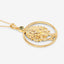 Pendentif en péridot véritable de 0,24 carat en argent sterling .925