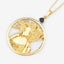 Pendentif en saphir bleu véritable de 0,27 carat en argent sterling