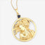 Pendentif en saphir bleu véritable de 0,27 carat en argent sterling