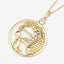 Pendentif en topaze bleue véritable de 0,32 carat en argent sterling