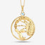 Pendentif en topaze bleue véritable de 0,32 carat en argent sterling
