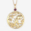 Pendentif en argent sterling .925 avec améthyste véritable de 0,24 carat