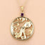 Pendentif en argent sterling .925 avec améthyste véritable de 0,24 carat