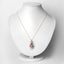 Colgante de Morganita y Diamante Blanco de 8.14 Quilates en Oro Rosa de 14K
